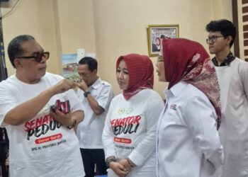 DPD RI Banten Gelar Donor Darah, Cek Kesehatan Gratis, dan Bazar UMKM pada HUT ke-22