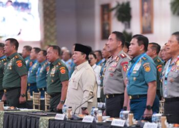 Prabowo Kumpulkan 800 Perwira Tinggi TNI-Polri, Perkuat Soliditas dan Sinergi