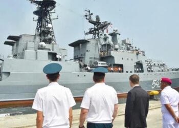 Kapal Perang Rusia Nongkrong di Tanjung Priok, Warga Boleh Naik 2 Oktober, Gratis