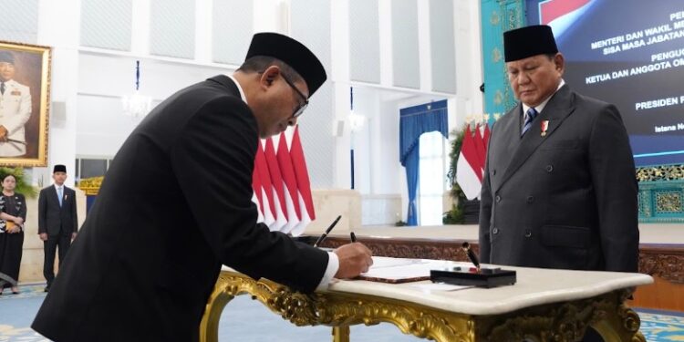 Dilantik Prabowo, Menlu Arrmanatha Prioritaskan Kepentingan Nasional dan Jaga Stabilitas Kawasan
