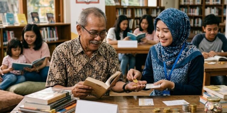 Warga Diajak Baca 15 Menit Sehari Dapat Poin dan Koin