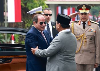 Prabowo Sambut Presiden Mesir El-Sisi di Istana Merdeka, Perkuat Kemitraan Strategis
