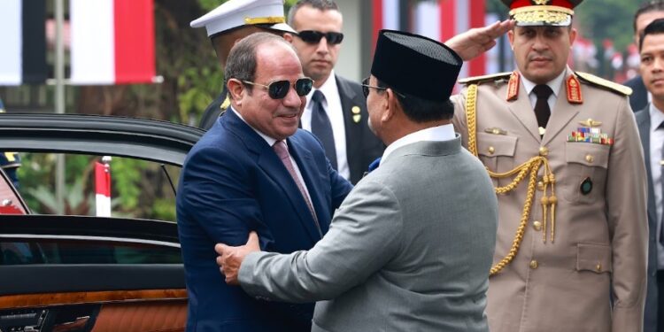 Prabowo Sambut Presiden Mesir El-Sisi di Istana Merdeka, Perkuat Kemitraan Strategis