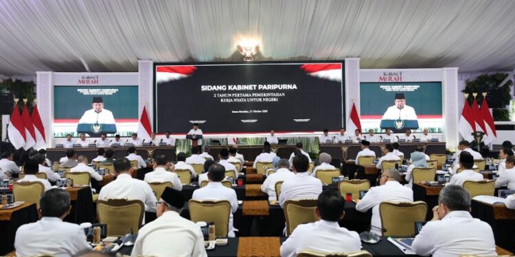 Prabowo Apresiasi Kinerja Kabinet Merah Putih di Dua Tahun Pemerintahan, Ajak Terus Bekerja untuk Rakyat