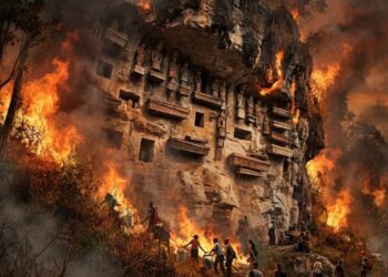 Kebakaran Toraja Utara Hanguskan Makam Leluhur, Ratusan Peti Jenazah Dilaporkan Terbakar