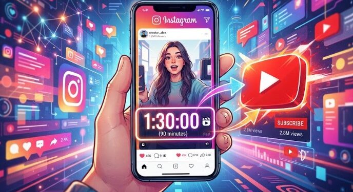 Instagram Siapkan Fitur Video 90 Menit, Kreator Bisa Unggah Konten Panjang dan Tantang YouTube