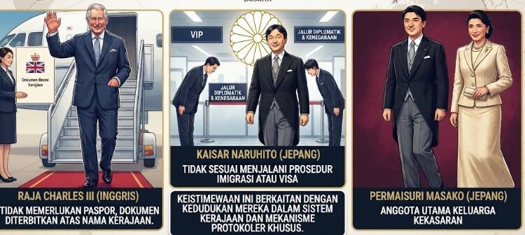Hanya Tiga Tokoh Kerajaan Ini Bisa ke Luar Negeri Tanpa Paspor Biasa, Siapa Saja?