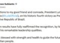 Prabowo Ucapkan Selamat atas Kemenangan Lula di Pilpres Brasil, Dorong Penguatan Hubungan Kedua Negara