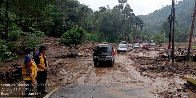 Kementerian PU Kerahkan Alat Berat Percepat Pemulihan 8 Titik Longsor di Ruas Tapan–Jambi
